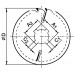 PINZA CIRCULARA MULTILAMA PENTRU TAIEREA LINEARA (SPINTECARE) A LEMNULUI 250x3,6x80 Z16+2