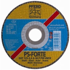 Disc abraziv de debitat 125x1 PFERD PS-FORTE pentru INOX